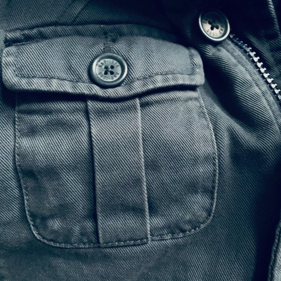 GAP KIDS indigo utility jacket size M/8 - Picture 6 of 10